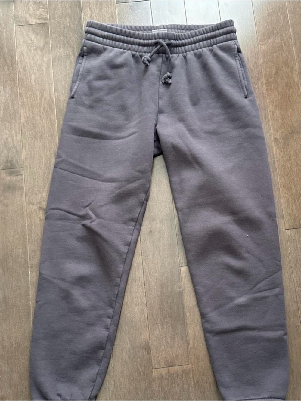 Aritzia TNA cozy dark Gray Drawstring Jogger Pants